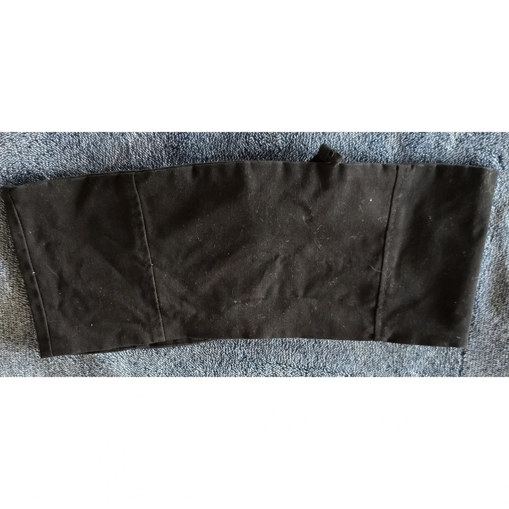 Zara Waist Belt Size 32 Black Cotton‎ Blend Women's